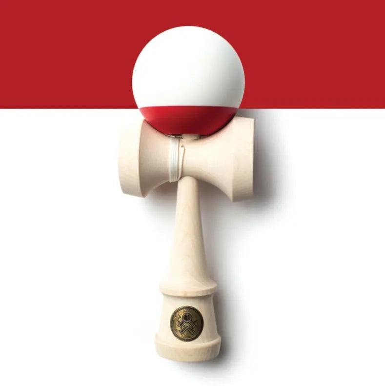 OG Homegrown 70/30 split White / Red (CUSHION) - Kendama Senses