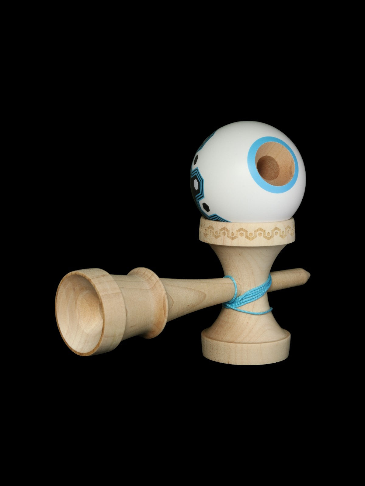 KAIZEN ORIGAMI - LUNA SHAPE - BLACK & WHITE – Kendama Senses