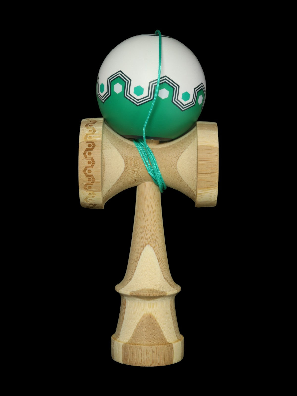 KAIZEN ORIGAMI - JET SHAPE - WHITE & GREEN – Kendama Senses