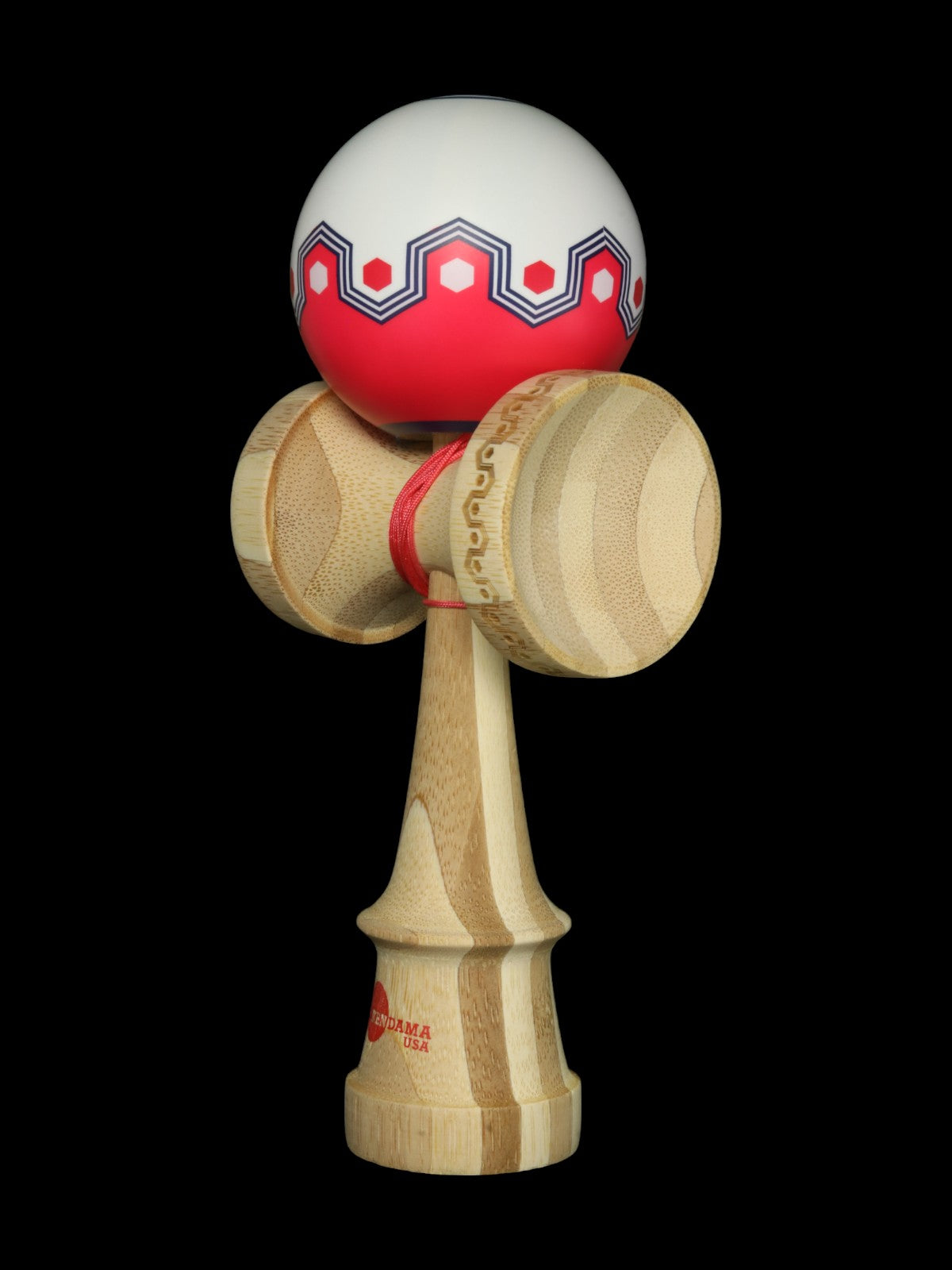 KAIZEN ORIGAMI - JET SHAPE - WHITE & RED – Kendama Senses
