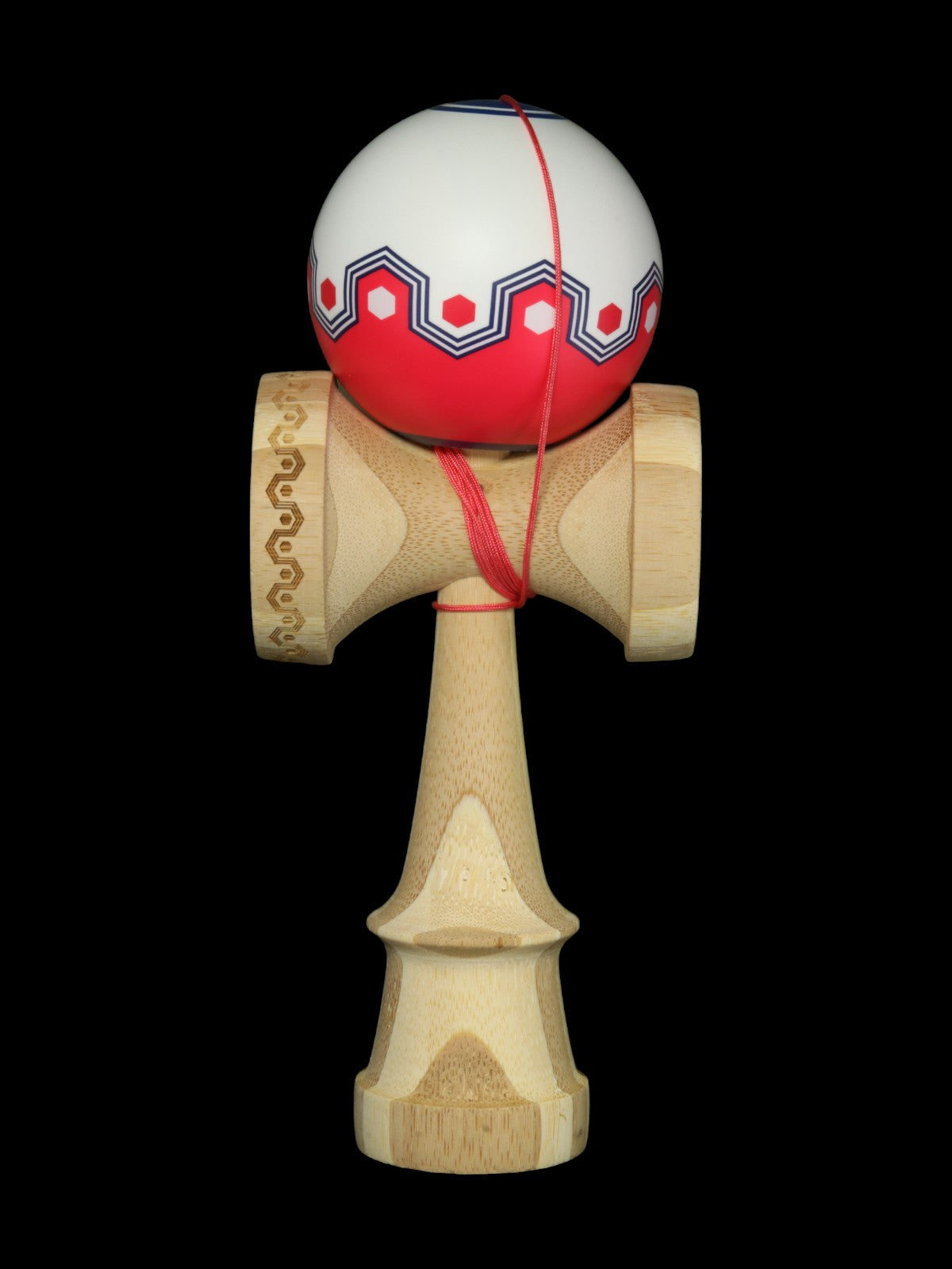 KAIZEN ORIGAMI - JET SHAPE - WHITE & RED – Kendama Senses