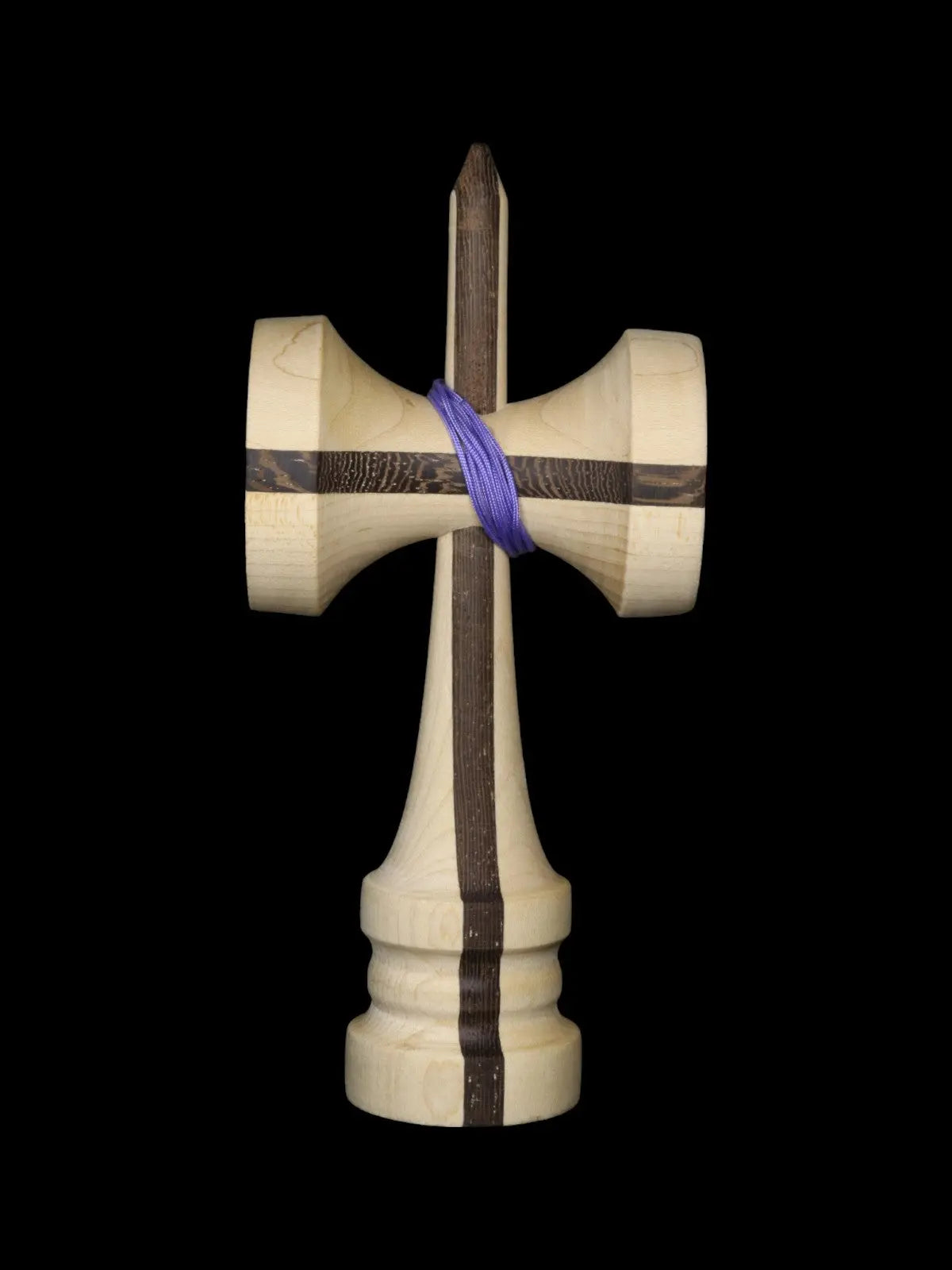 Occult Spliced Jump Shape - Maple/Wenge - Kendama Senses