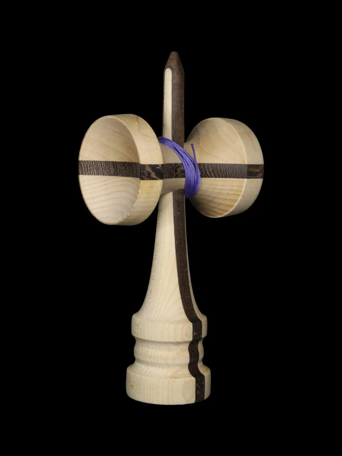Occult Spliced Jump Shape - Maple/Wenge - Kendama Senses
