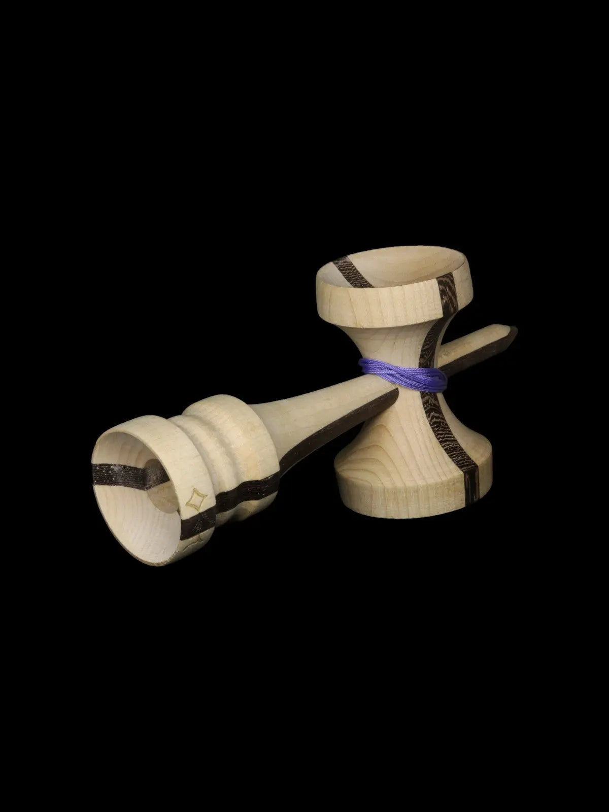 Occult Spliced Jump Shape - Maple/Wenge - Kendama Senses