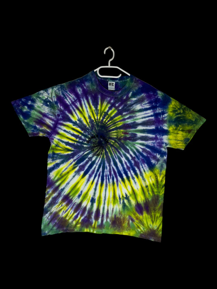 Tricou vopsit cu imprimeu tie-dye 2 (XL)