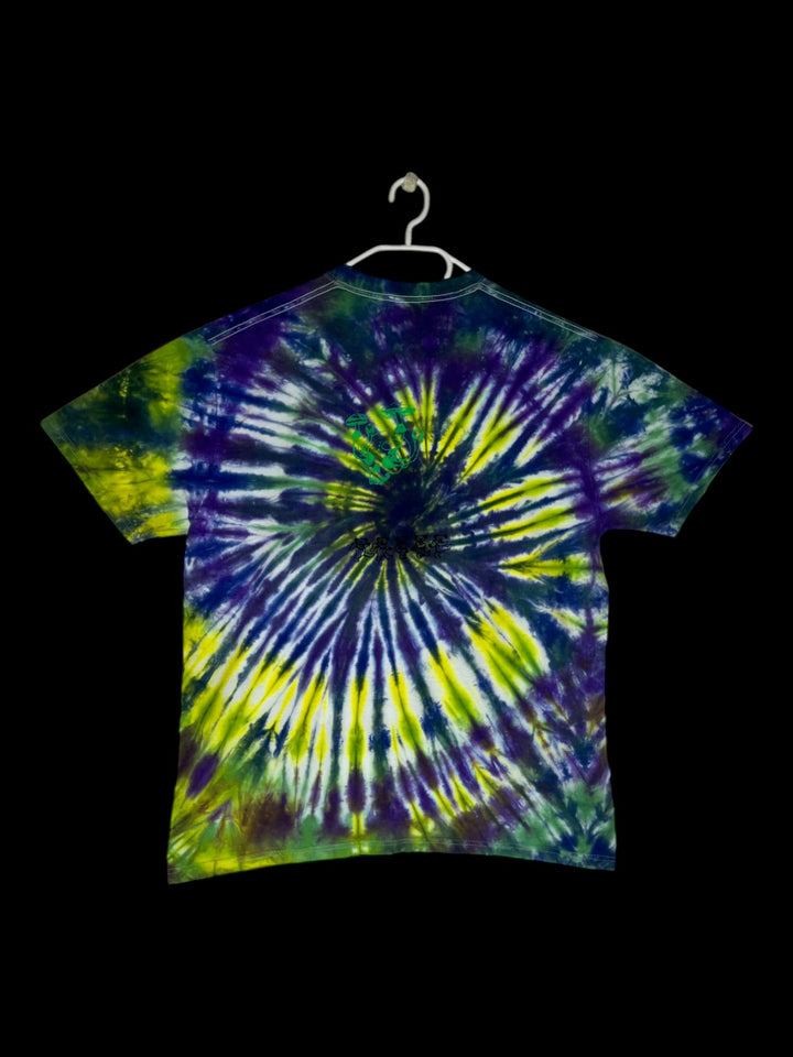 Tricou vopsit cu imprimeu tie-dye 2 (XL)