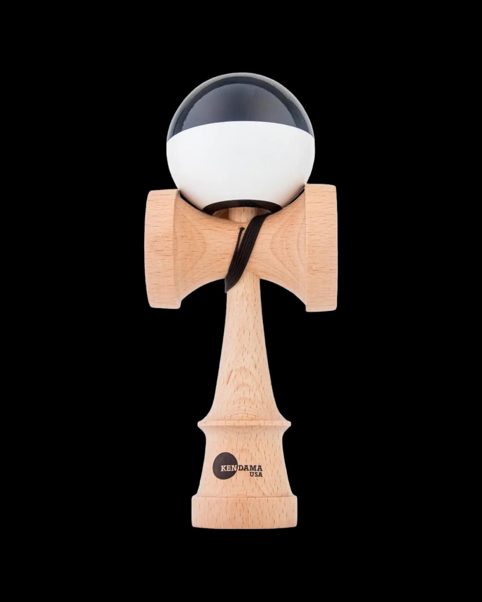 Kaizen Half Split Black White Kendama Senses Kaizen half split black white kendama senses